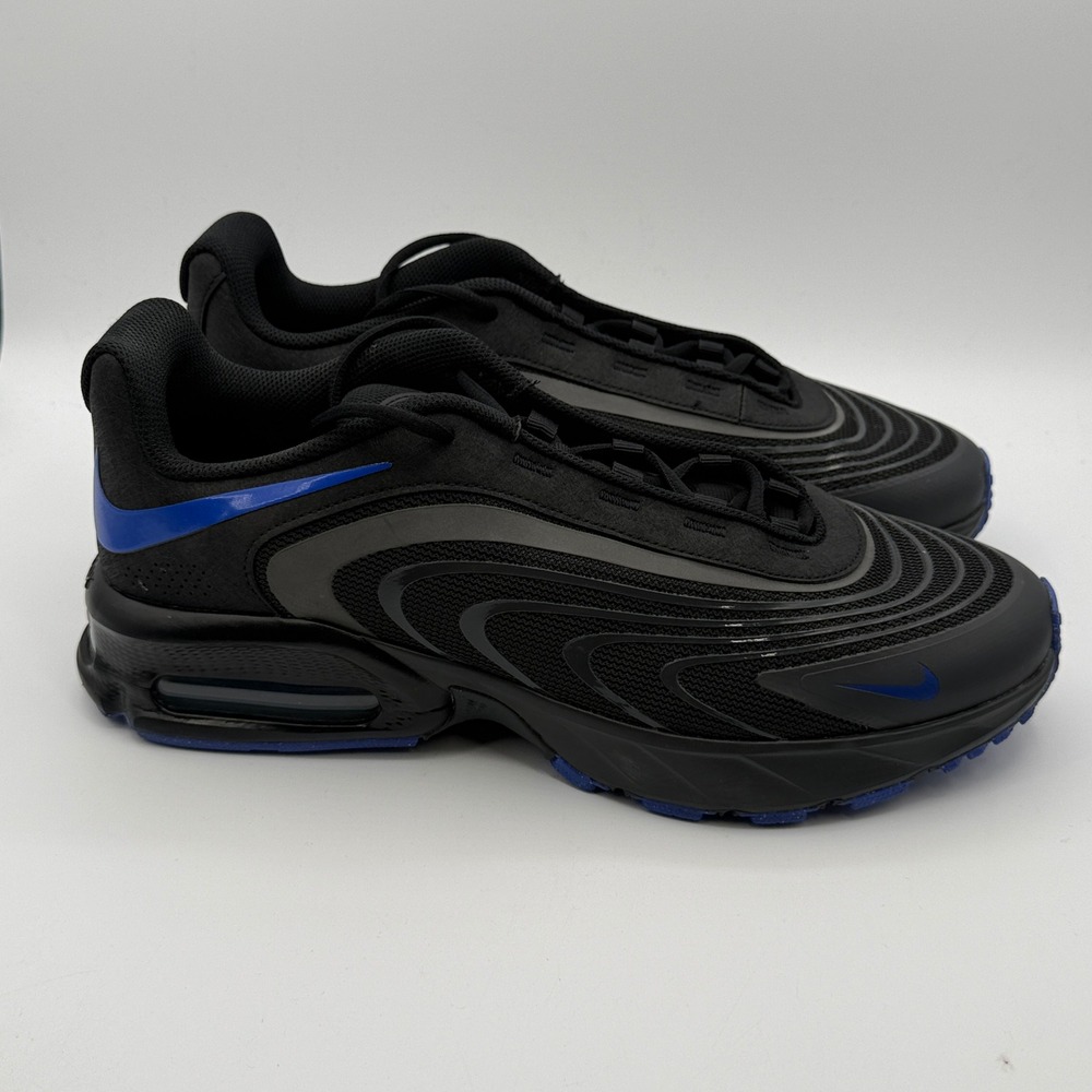 Nike Air Max Fire Shoes Men Size 13 Black Blue Running IR0819 008